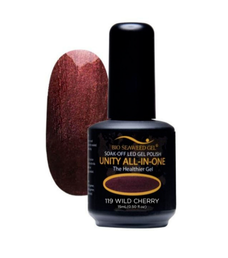 Picture of Bio Seaweed Gel UNITY ALL-IN-ONE GEL POLISH 119－134 Red Collection 15ml