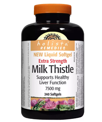 Picture of Holista Milk Thistle 7500 mg -240 Softgels