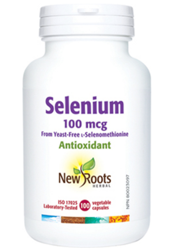 图片  New Roots Selenium 硒 100mcg 100 粒素食胶囊