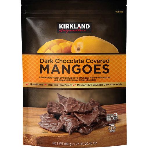Picture of Kirkland Signature Dark Chocolate Covered Mangoes  580g
