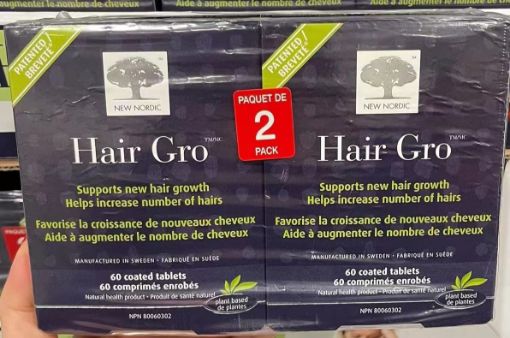 图片  New Nordic Hair Gro, 生发胶囊 60 Tablets*2