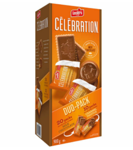 Picture of Leclerc Célébration Cookies Duo-Pack, 900 g