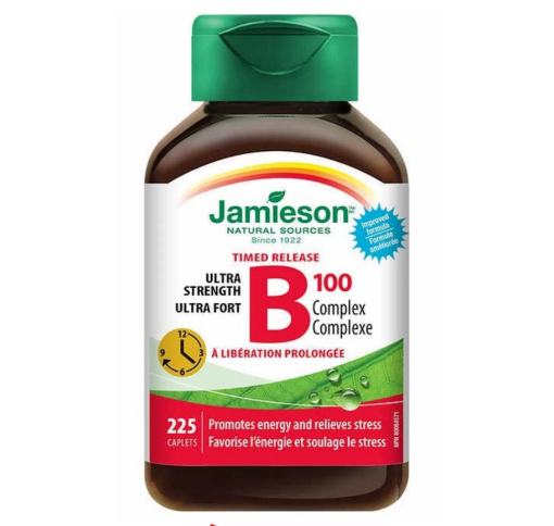 圖片 【国内现货包邮】Jamieson 健美生超強度維生素 B100 複合 B群- 225粒