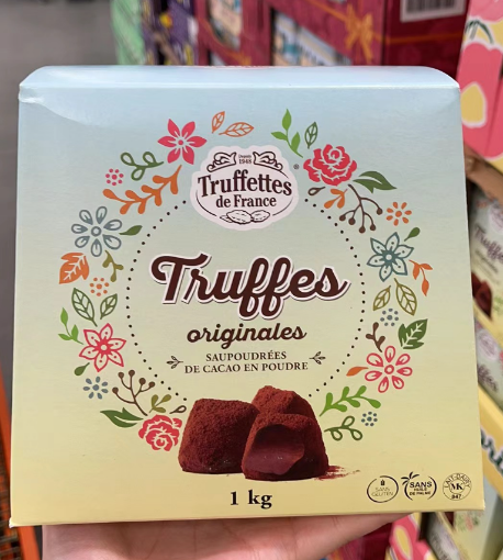 图片  Truffettes 纯可可脂黑松露巧克力 1kg