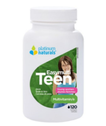 Picture of Platinum Naturals Easymulti Teen for Young Women 120 softgels