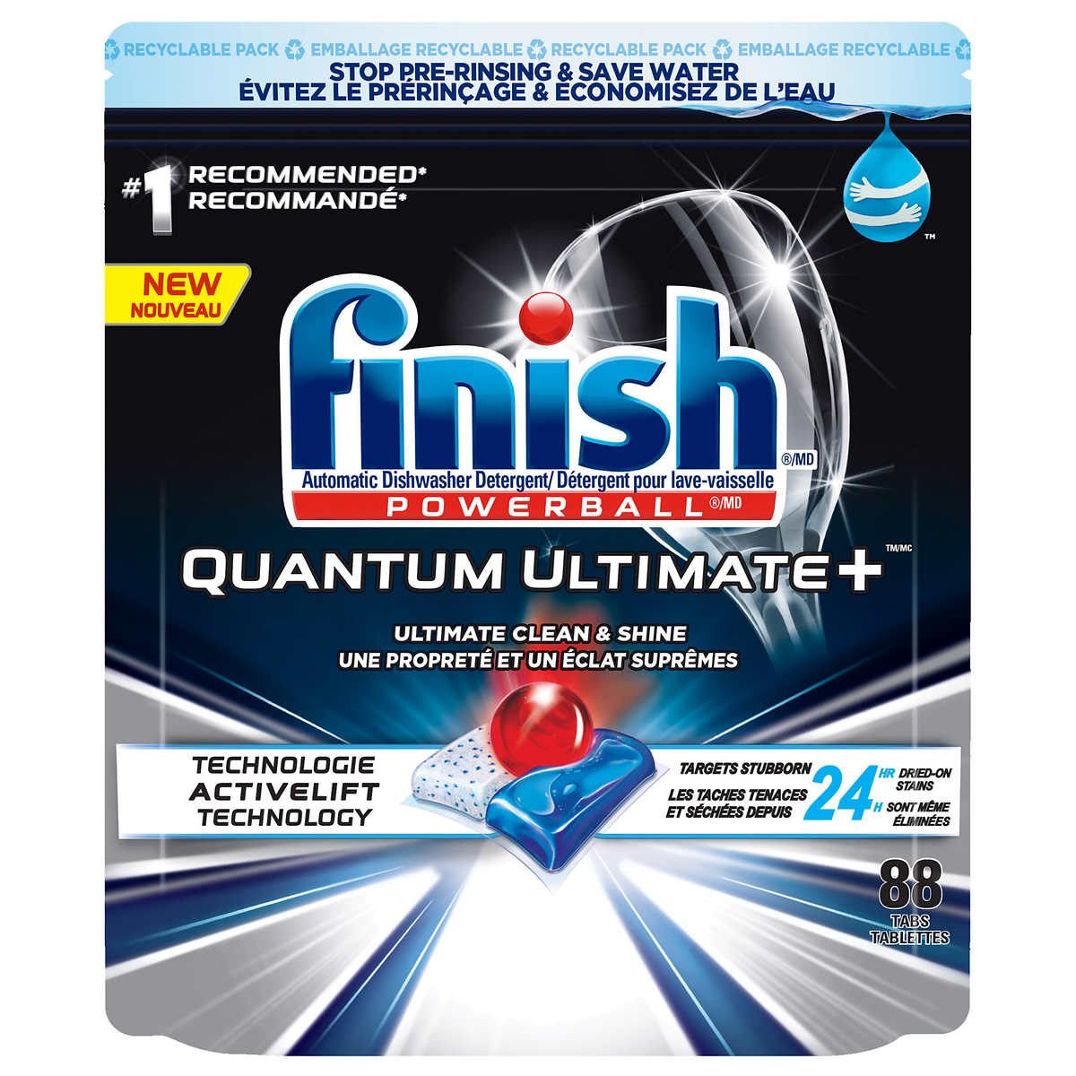 CC Mall 大溫寄物平台 Finish Quantum Ultimate Plus Dishwasher Detergent, 88