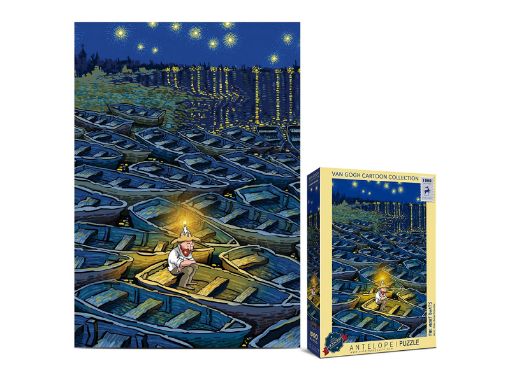 圖片 Antelope Vincent Van Gogh The Night Boats 1000pc