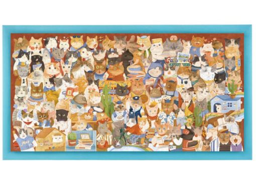 图片  猫的天空之城 喵星人俱乐部 拼图 1000片
