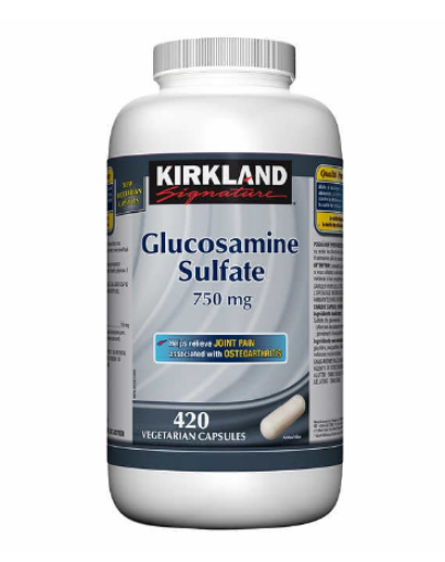 Picture of Kirkland Signature Glucosamine Sulfate 750 mg - 420 vegetarian capsules