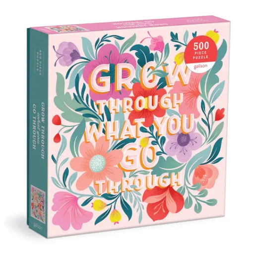 圖片 Galison Grow Through What You Go Through 500 Piece Puzzle