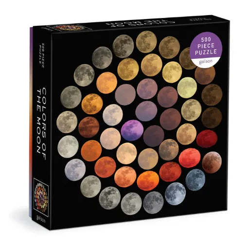 图片  Galison Colors of the Moon 500 Piece Puzzle