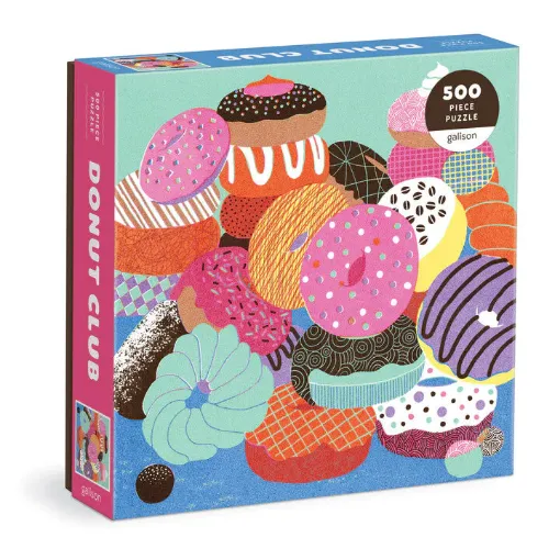 图片  Galison Donut Club 500 Piece Puzzle