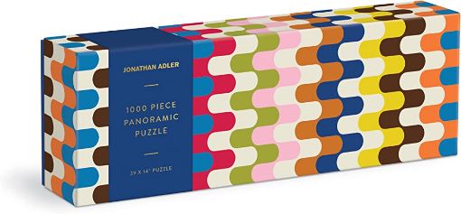 圖片 Galison Jonathan Adler Bargello 1000 Piece Panoramic Puzzle