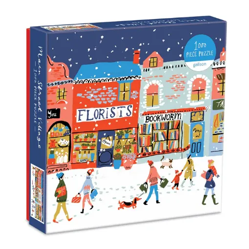 图片  Galison Main Street Village 1000Pc Puzzle