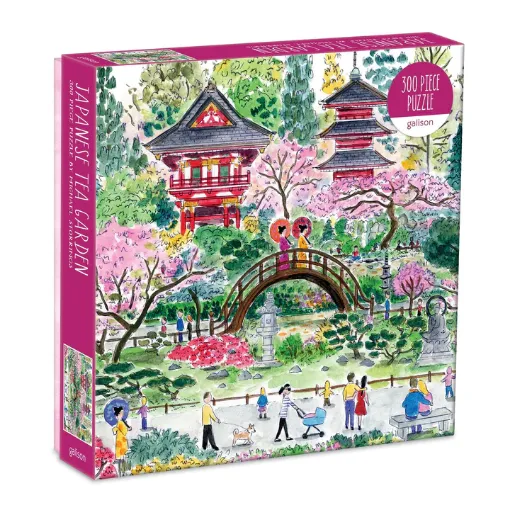 图片  Galison Michael Storrings Japanese Tea Garden 300 Piece Puzzle