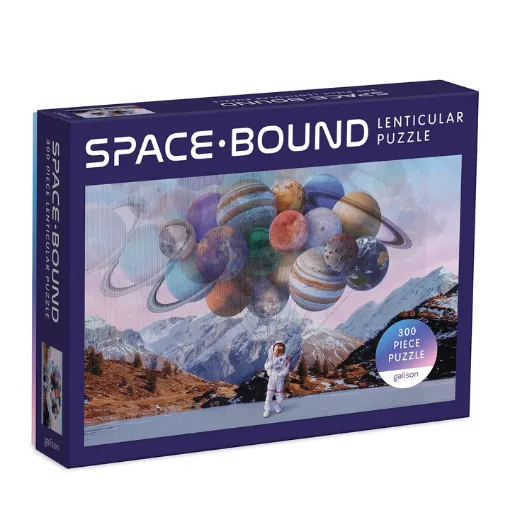 Picture of Galison Space Bound 300 Piece Lenticular Puzzle