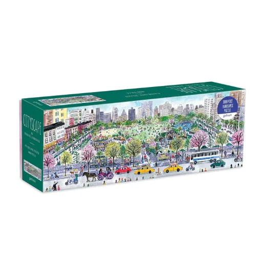 圖片 Galison Michael Storrings Cityscape 1000 Piece Panoramic Puzzle