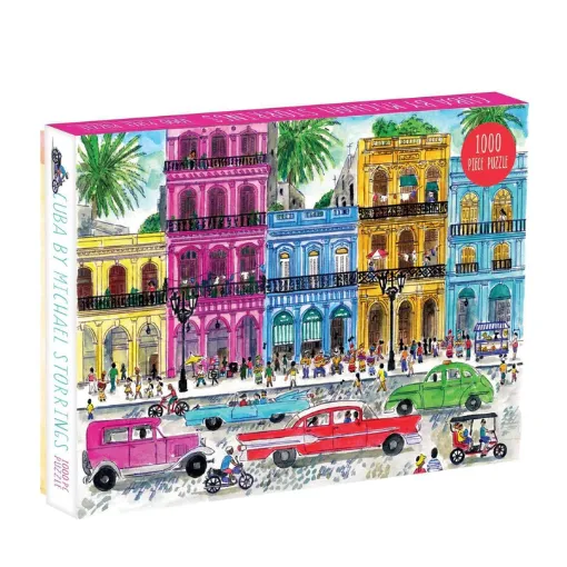 图片  Galison Michael Storrings Cuba 1000 Piece Puzzle