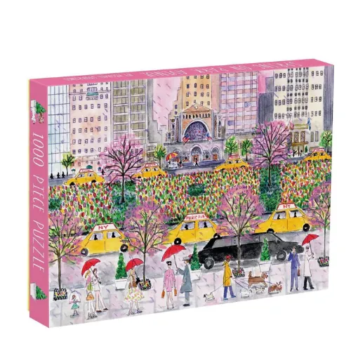 圖片 Galison Michael Michael Storrings Spring on Park Avenue 1000 Piece Puzzle