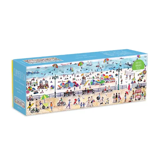 Picture of Galison Michael Storrings Summer Fun 1000 Piece Panoramic Puzzle