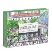 圖片 Galison Michael Storrings Springtime at the Library 500 Piece Double-Sided Puzzle