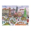Picture of Galison Michael Storrings Christmas Market in Dresden 1000 Piece Puzzle