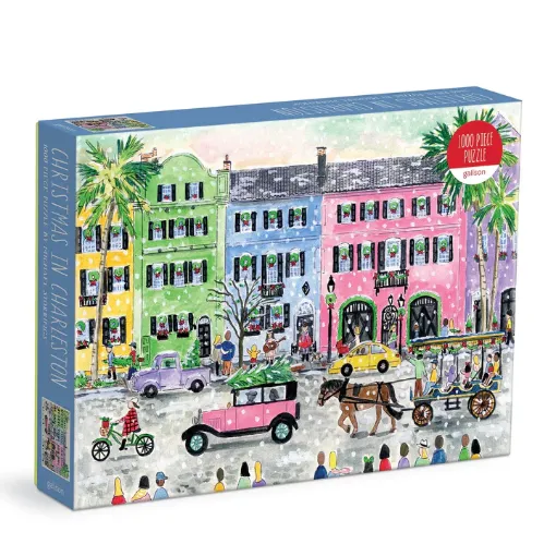 圖片 Galison Michael Storrings Christmas in Charleston 1000 Piece Puzzle