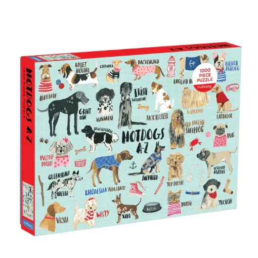 图片  Mudpuppy Hot Dogs A-Z 1000 Piece Puzzle