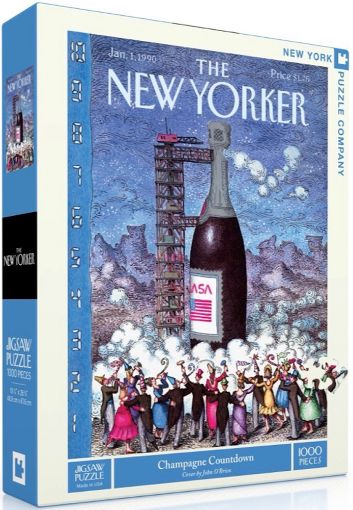 圖片 New Yorker CHAMPAGNE COUNTDOWN 1000 Pieces