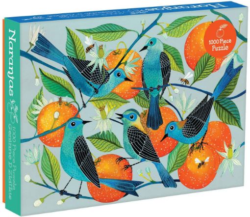 图片  Galison Geninne Zlatkis Naranjas Jigsaw Puzzle (1000 Piece), Multicolor