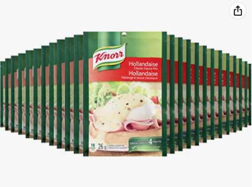 图片  Knorr Sauce Classic Hollandaise 26 GR, Pack of 24