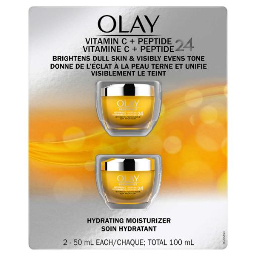 Picture of Olay Regenerist Vitamin C + Peptide 24 Face Moisturizer 2*50ml