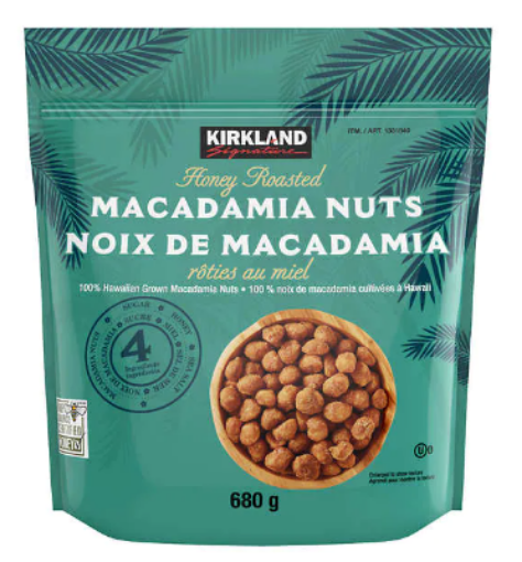圖片 Kirkland Signature Honey Roasted Macadamia Nuts 680 g