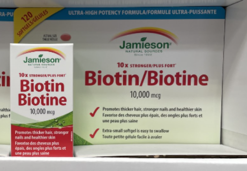 图片  Jamieson 健美生 Biotin10000mcg 生物素 维生素H 120粒