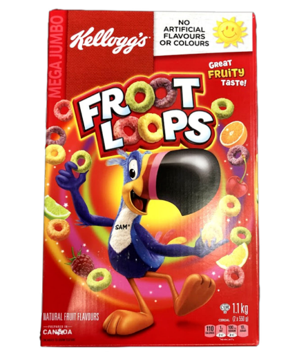 Picture of Kelloggs Froot Loops 1.1kg