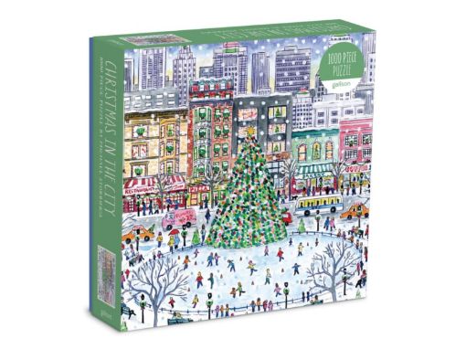 图片  Galison Michael Storrings Christmas in the City 1000 Piece Puzzle
