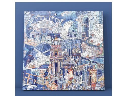 Picture of Red Solo Dark Blue 1000pc