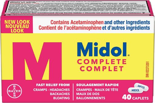 圖片 Midol 完全止痛药（40 片）