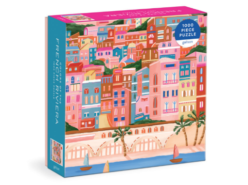 图片  Galison Colors Of The French Riviera 1000 Piece Puzzle in Square Box
