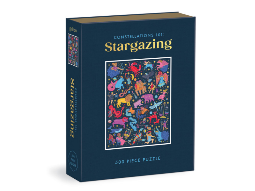 图片  GalisonConstellations 101: Stargazing 500 Piece Book Puzzle