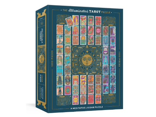 图片  Illuminated Tarot Puzzle, The A Meditative 1000-Piece Jigsaw Puzzle