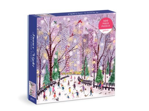Picture of Galison Snowy Night 500 Piece Puzzle