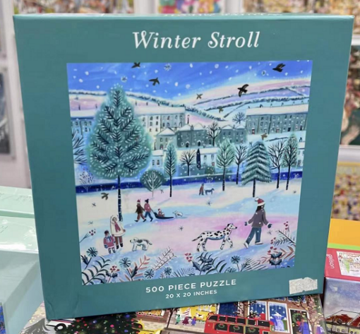 Picture of Galison Winter Stroll 500 Piece Puzzle 