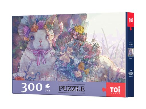 Picture of TOI flower and rabbit 300PC