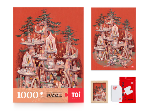 Picture of TOI Christmas tree house 1000PC