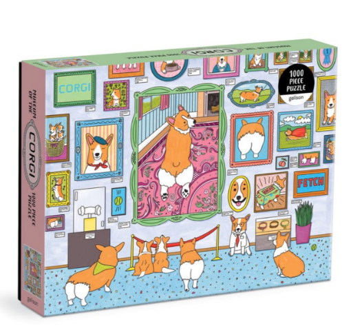 图片  Galison Museum of the Corgi 1000 Piece Puzzle