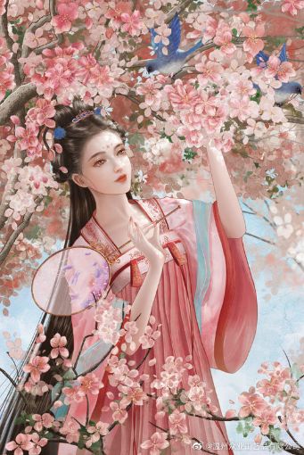 Picture of Jinkaluo Hanfu And Peach Blossom 1000pc
