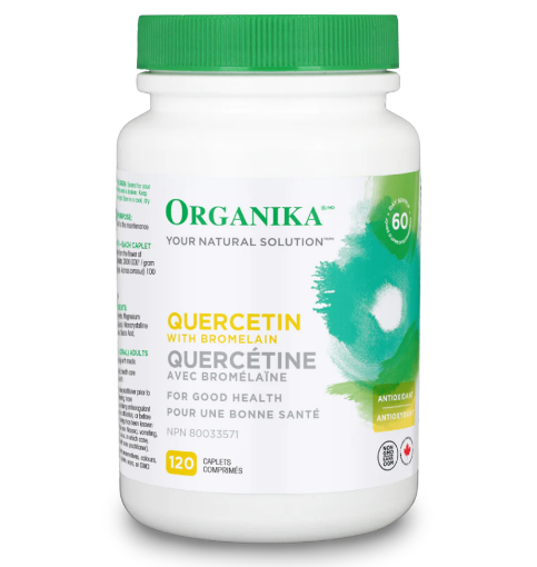 Picture of Organika Quercetin with Bromelain 120 capsules