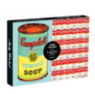 Picture of Galison Andy Warhol Soup Can 2-sided 500 Piece Puzzle