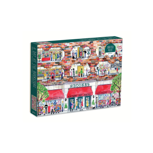 图片  Galison Michael Storrings A Day at the Bookstore 1000 Piece Puzzle